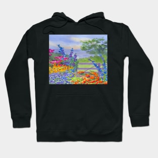 Celias Garden Appledore Island Isle of Shoals Hoodie